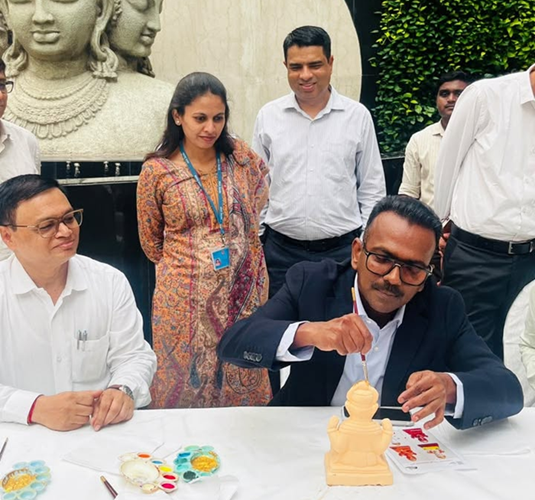 Dr P Anbalgan stresses on environmentally friendly Ganeshotsav